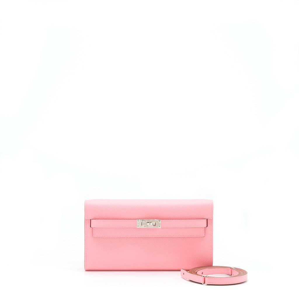 HERMES KELLY TO GO EPSOM 1Q ROSE CONFETTI SHW