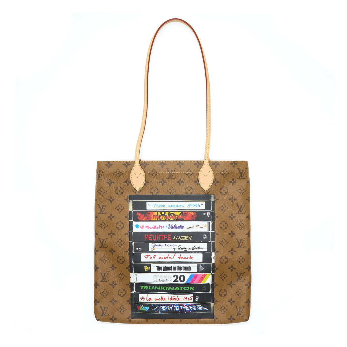 LOUIS VUITTON CARRY IT TOTE MONOGRAM REVERSE CANVAS WITH PRINT GHW