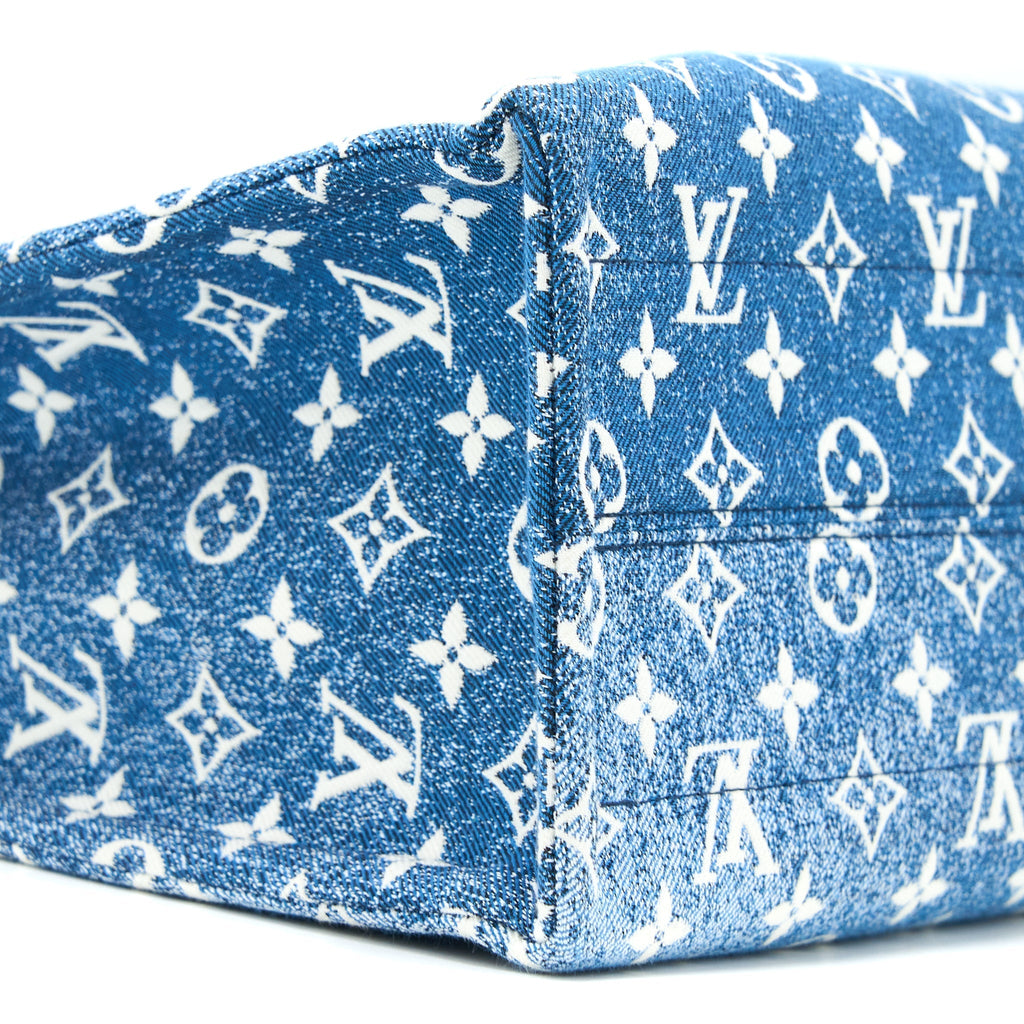LOUIS VUITTON LIMITED EDITION ONTHEGO MM DENIM GHW