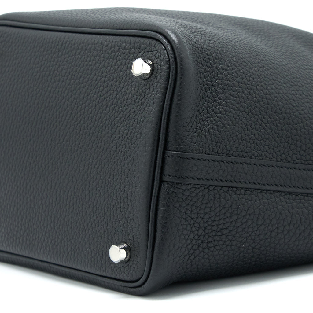HERMES PICOTIN 18 LOCK BAG CLEMENCE BLACK SHW