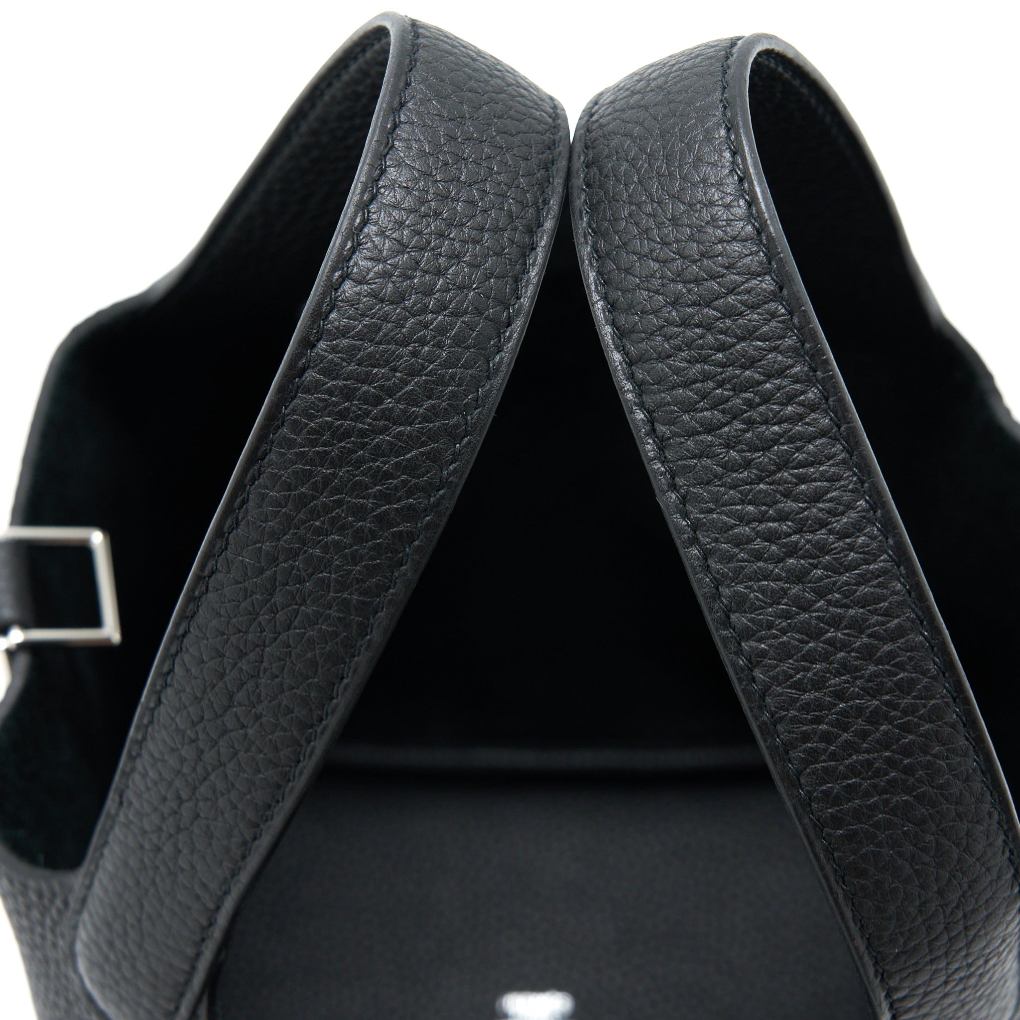 HERMES PICOTIN 18 LOCK BAG CLEMENCE BLACK SHW