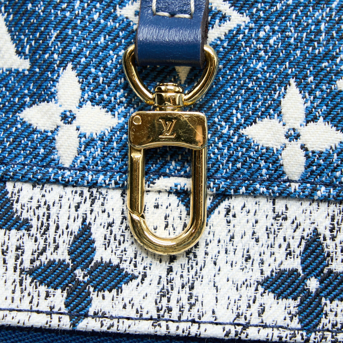 LOUIS VUITTON LIMITED EDITION ONTHEGO MM DENIM GHW
