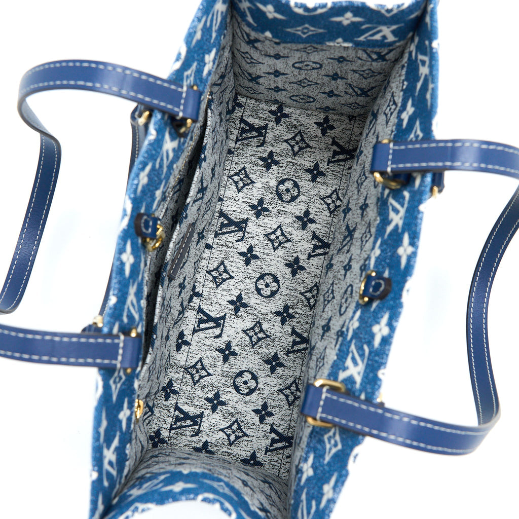 LOUIS VUITTON LIMITED EDITION ONTHEGO MM DENIM GHW
