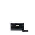 Hermes Kelly To Go Box Leather Black SHW