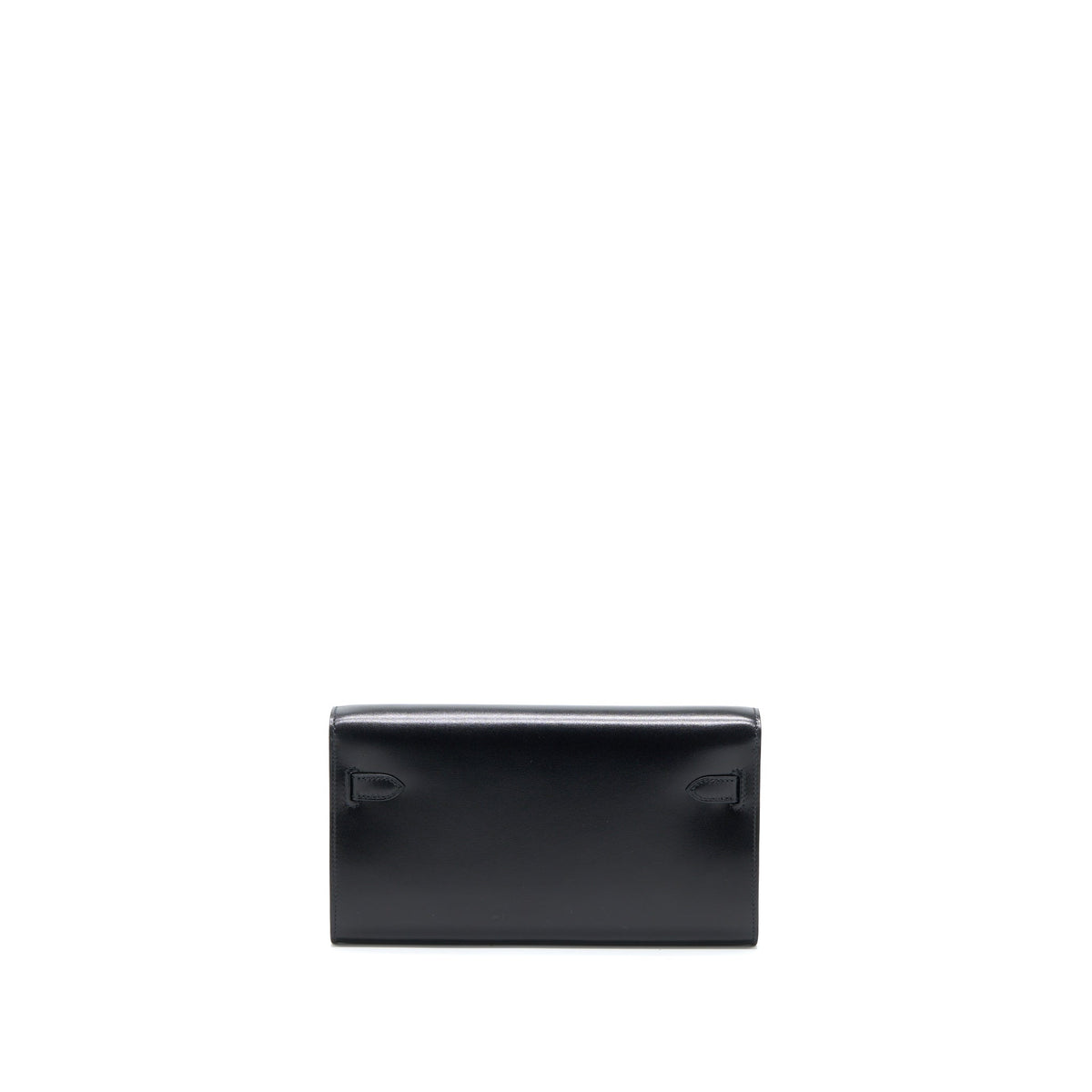 Hermes Kelly To Go Box Leather Black SHW
