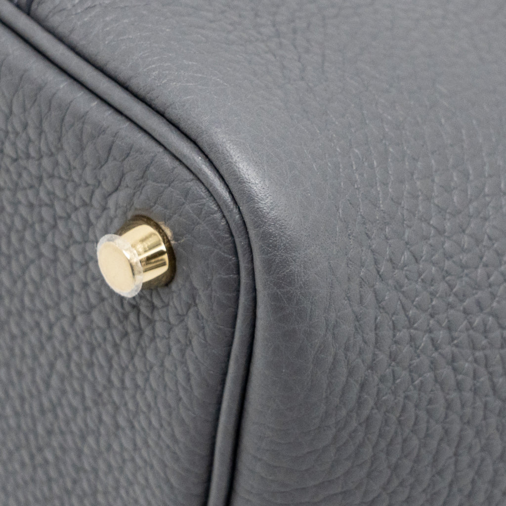 HERMES PICOTIN 18 LOCK BAG CLEMENCE ARDOISE LGHW