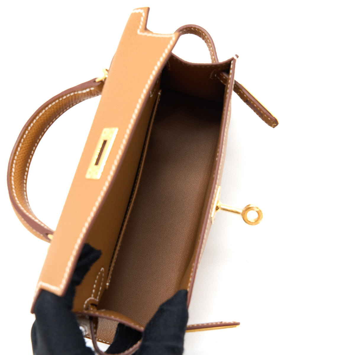 Hermes Mini Kelly Epsom Gold GHW