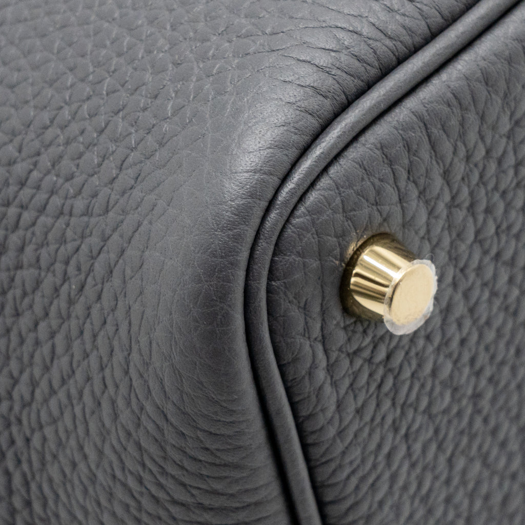 HERMES PICOTIN 18 LOCK BAG CLEMENCE ARDOISE LGHW