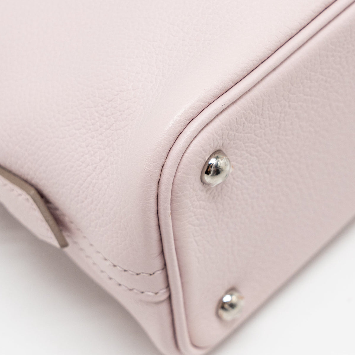 Hermes mini bolide evercolor mauve pale/ caramel SHW