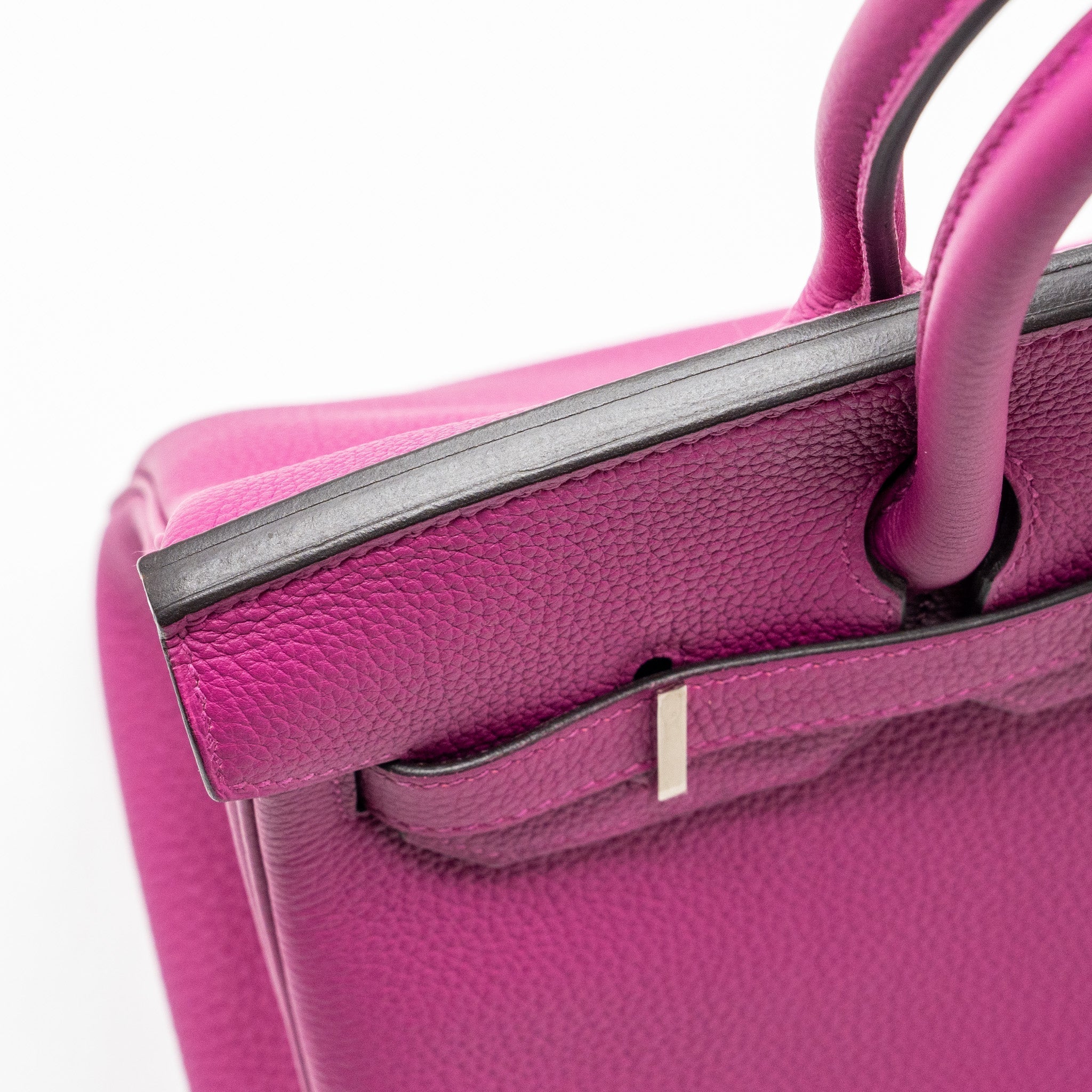 HERMES BIRKIN 30 TOGO ROSE POURPRE SHW