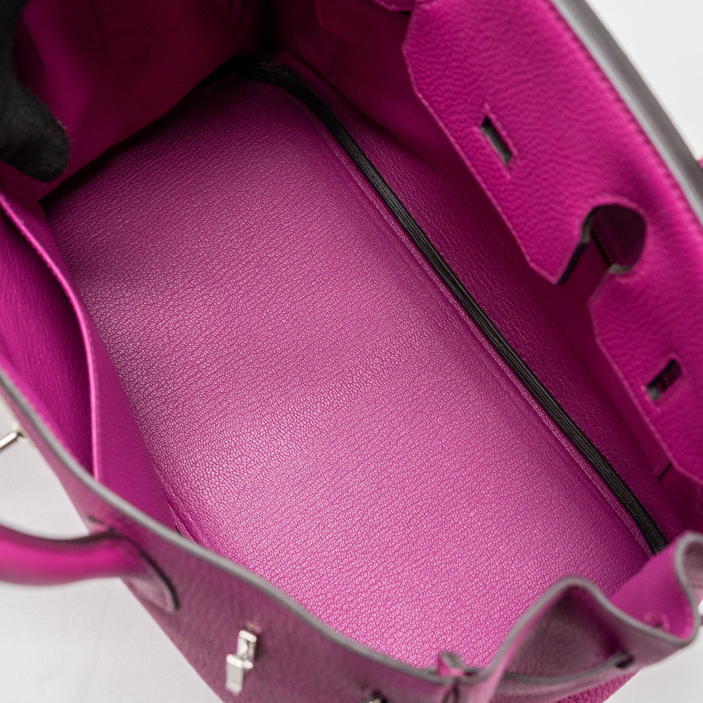 HERMES BIRKIN 30 TOGO ROSE POURPRE SHW