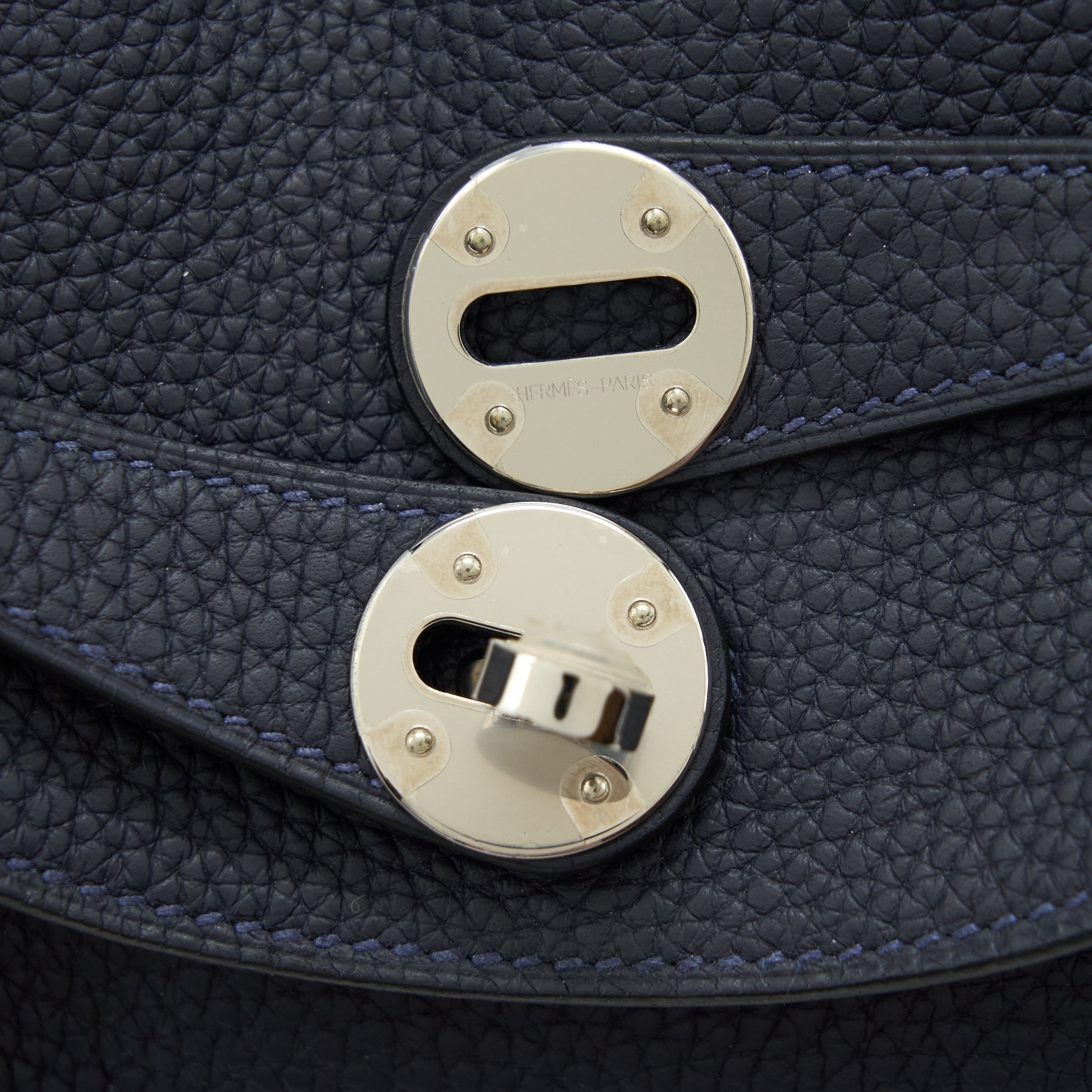 HERMES LINDY 26 CLEMENCE BLUE NUIT SHW