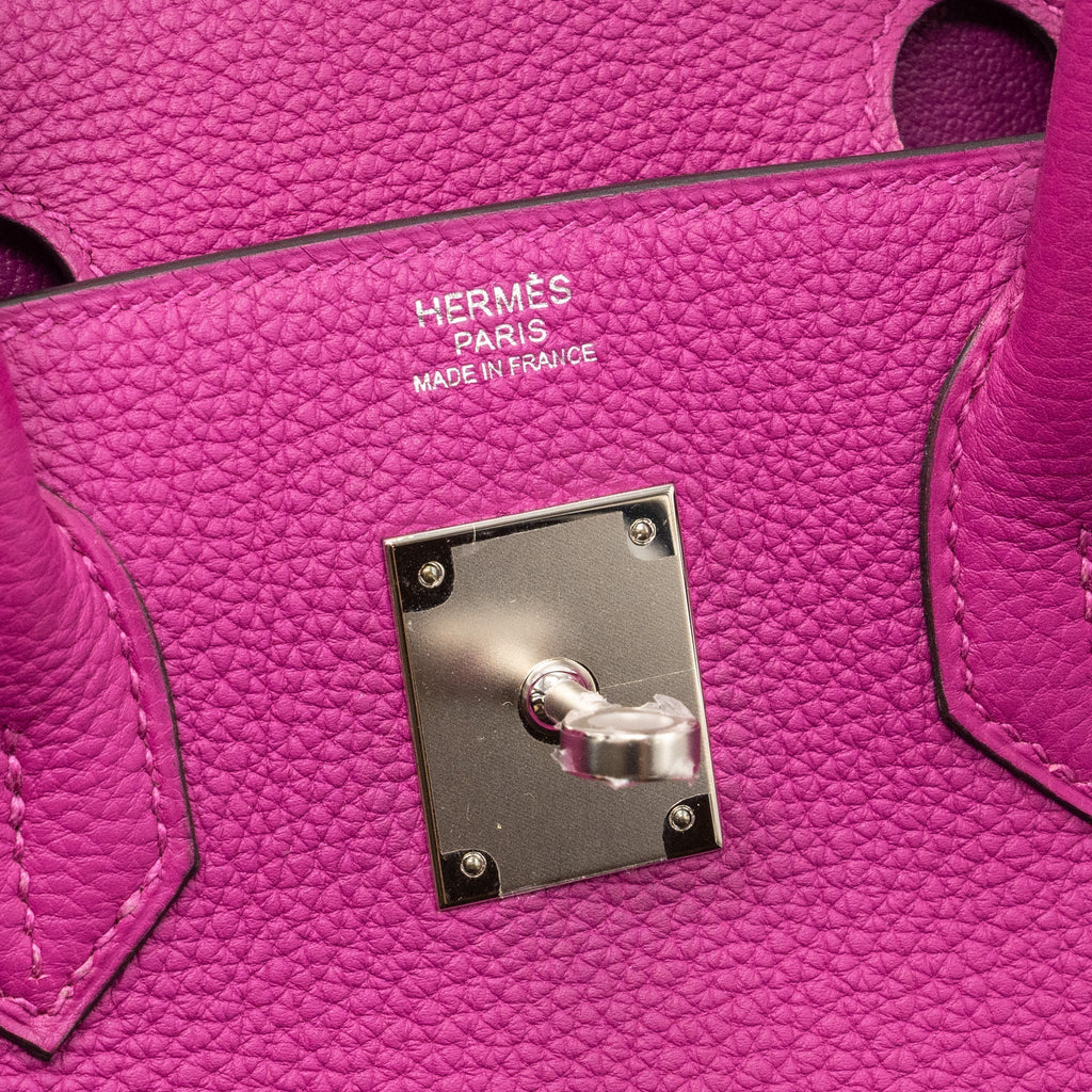 HERMES BIRKIN 30 TOGO ROSE POURPRE SHW