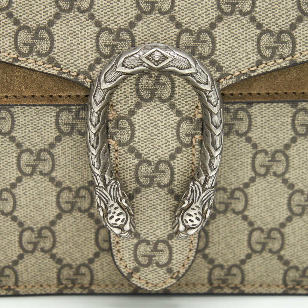 GUCCI DIONYSUS GG SUPREME MINI BAG BEIGE