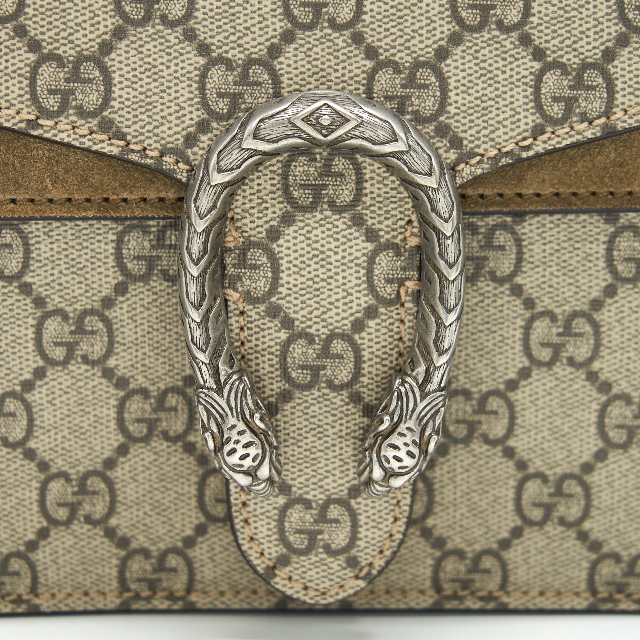 GUCCI DIONYSUS GG SUPREME MINI BAG BEIGE