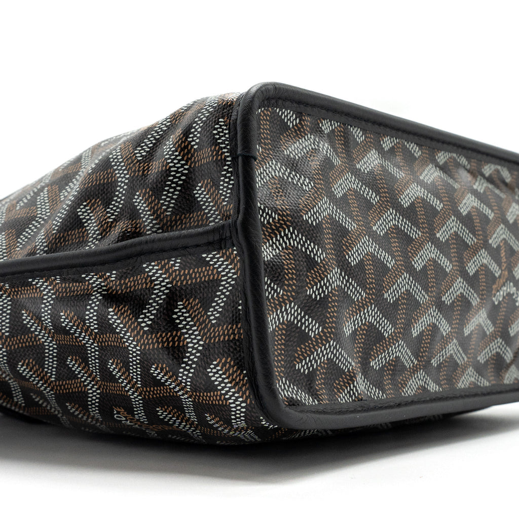 GOYARD ANJOU MINI BAG CANVAS/CALFSKIN BLACK SHW