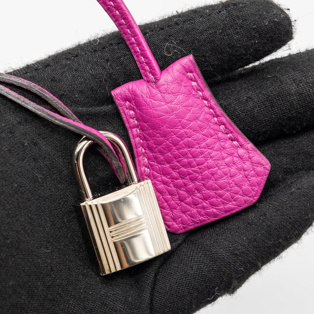 HERMES BIRKIN 30 TOGO ROSE POURPRE SHW