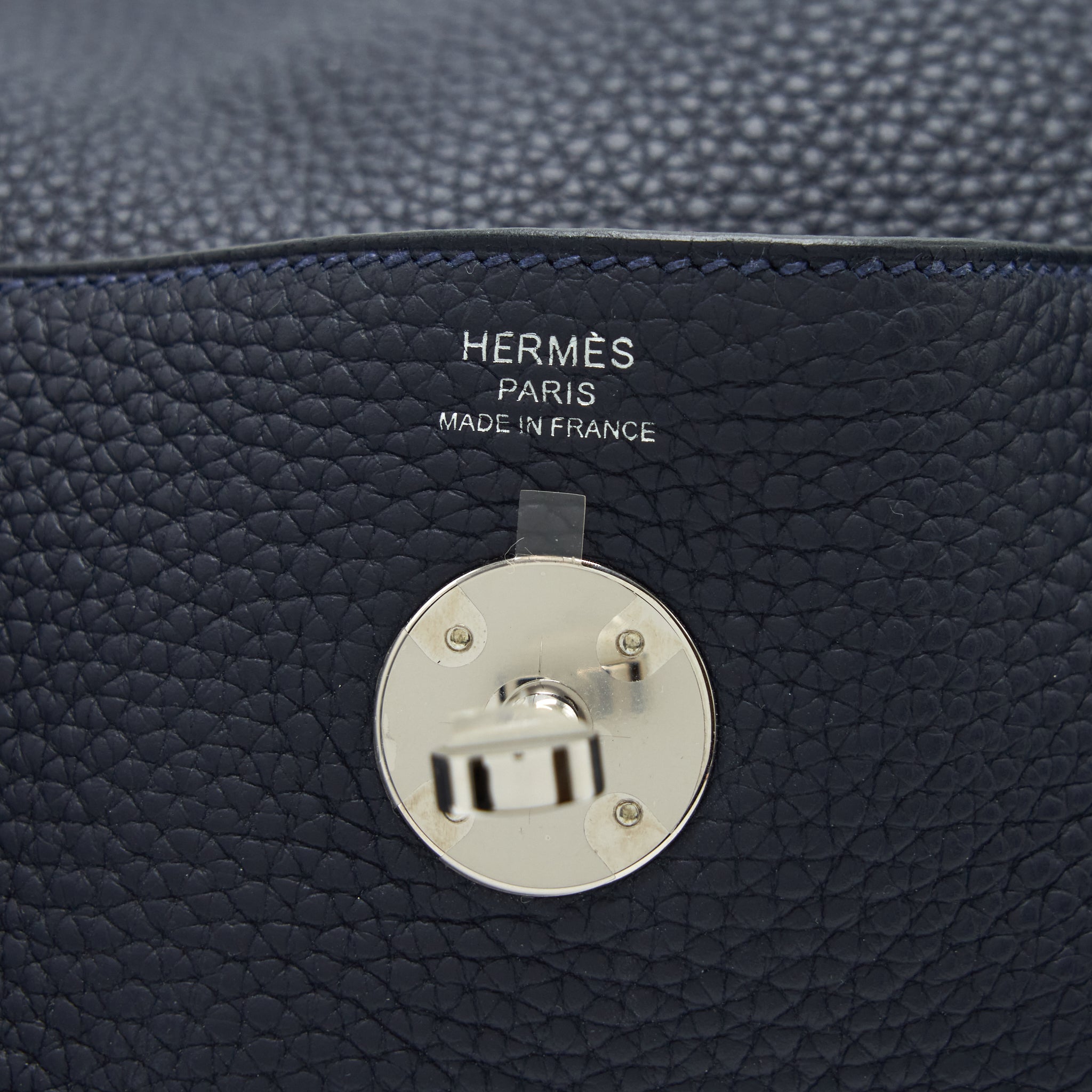 HERMES LINDY 26 CLEMENCE BLUE NUIT SHW