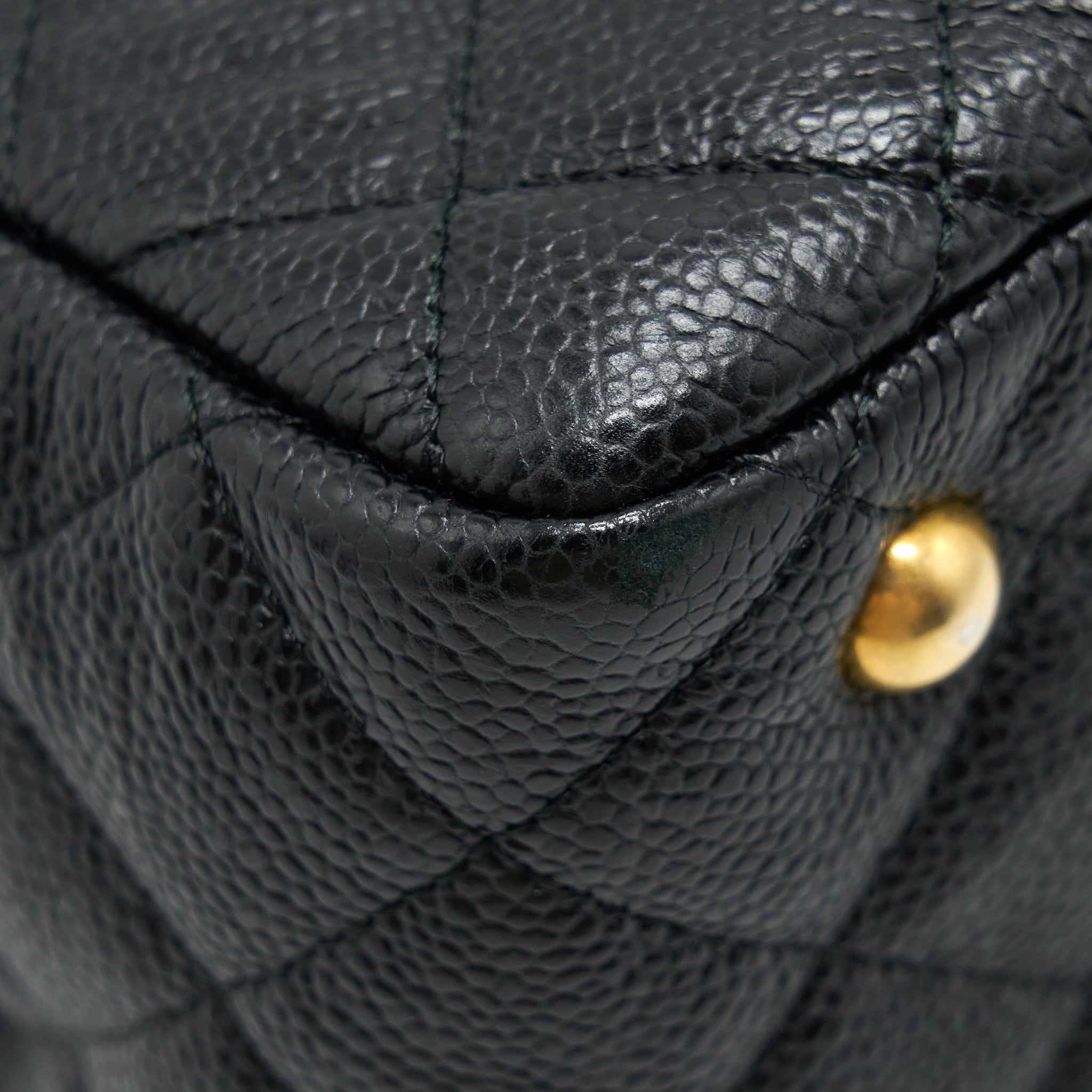 CHANEL SHOPPING TOTE BAG CAVIAR BLACK GHW