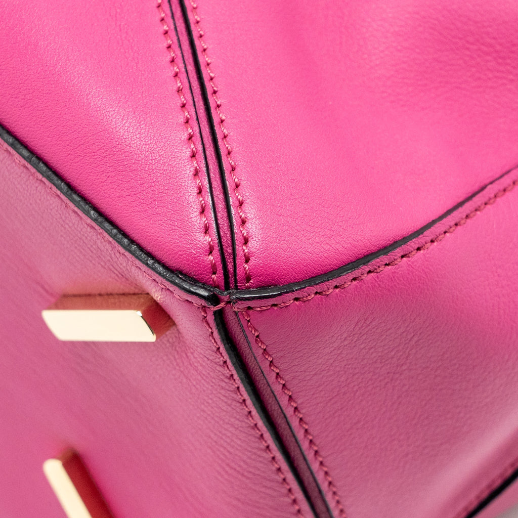 LOEWE MEDIUM PUZZLE BAG CALFSKIN FUCHSIA GHW