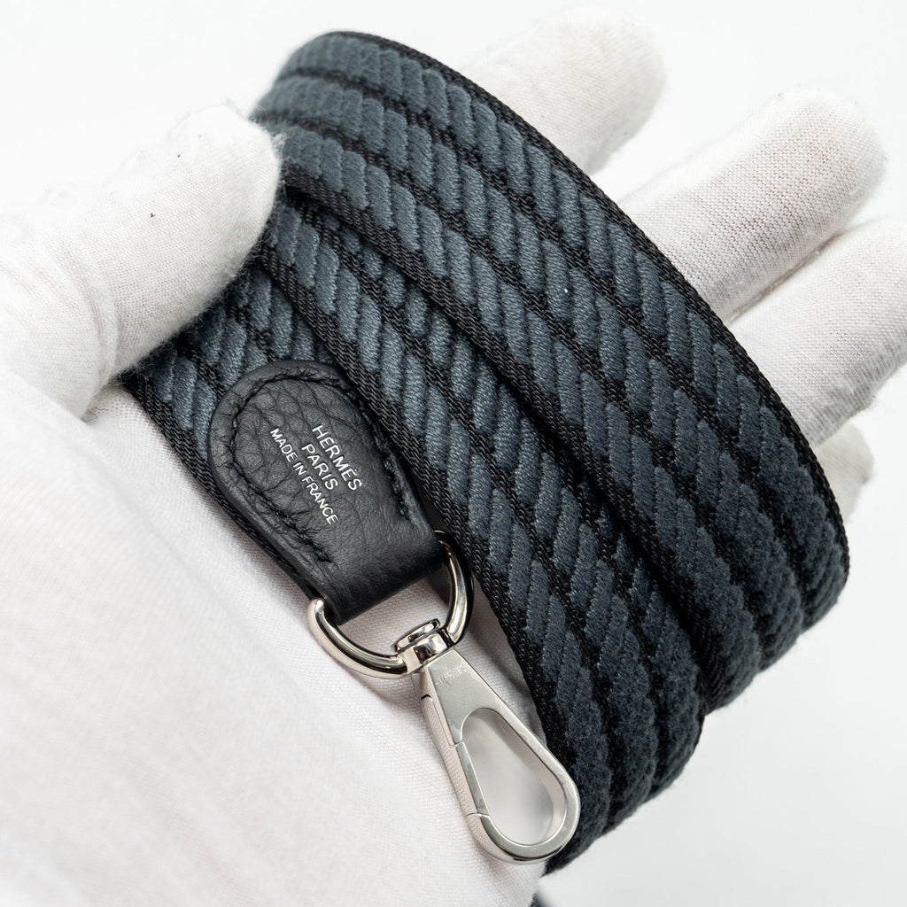 HERMES MINI EVELYNE CLEMENCE BLACK/GRIS MISTY SHW