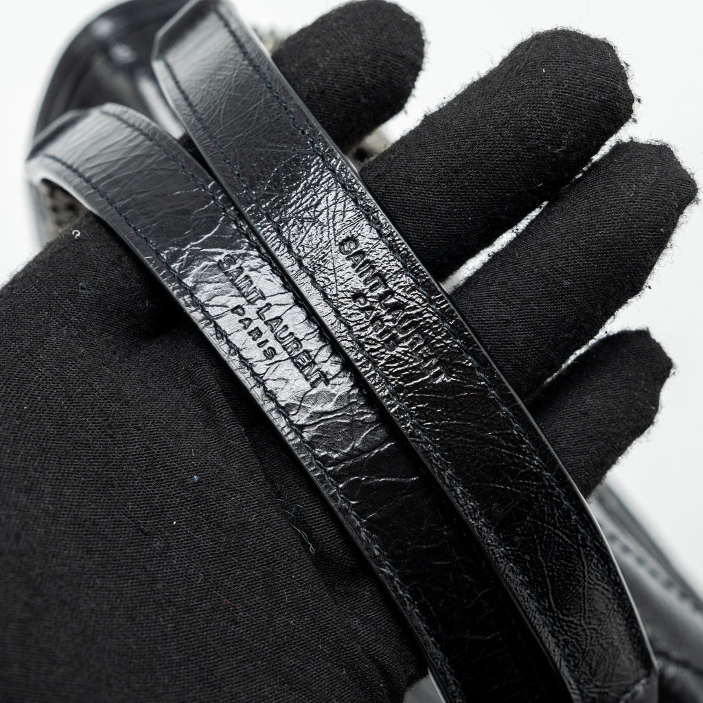 SAINT LAURENT MEDIUM NIKI CALFSKIN BLACK RUTHENIUM HARDWARE