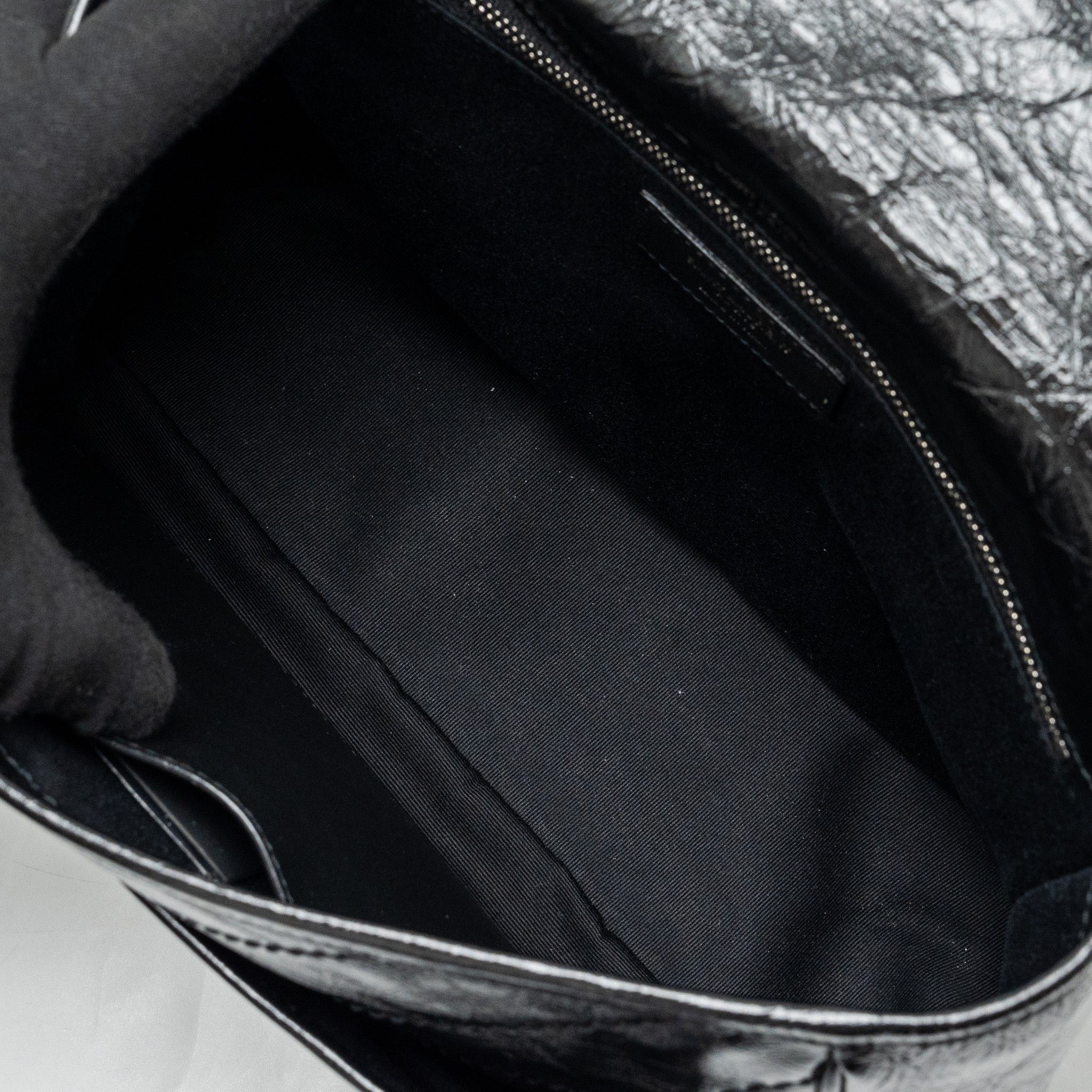 SAINT LAURENT MEDIUM NIKI CALFSKIN BLACK RUTHENIUM HARDWARE