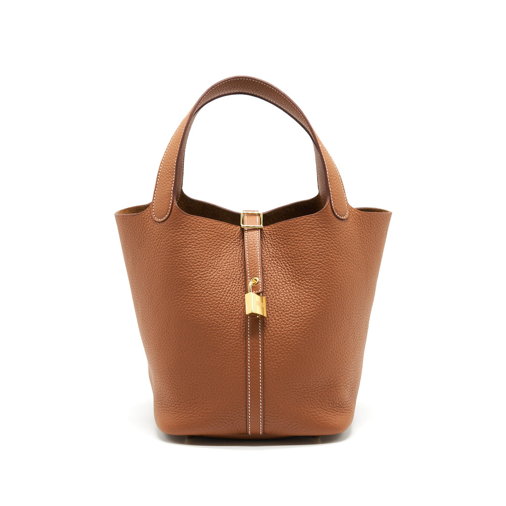 Hermes Picotin 22 Lock Bag Gold GHW