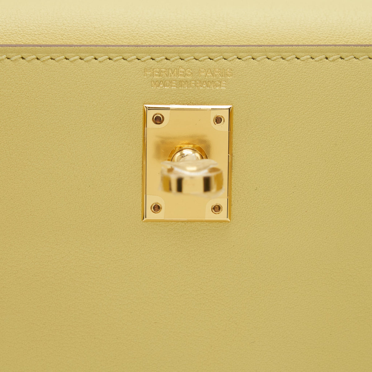 Hermes Kelly Danse Swift 1Z Jaune Poussin GHW