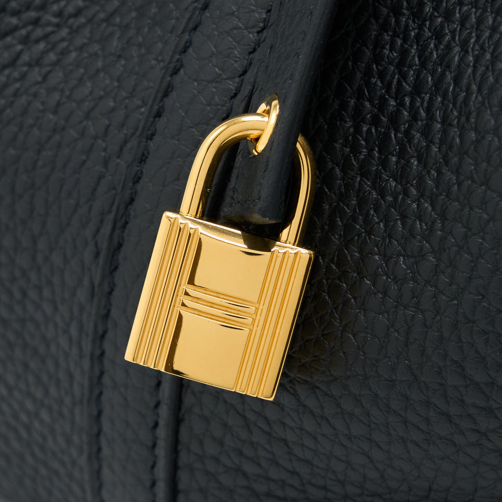 Hermes Picotin 22 Lock Bag Clemence Black GHW