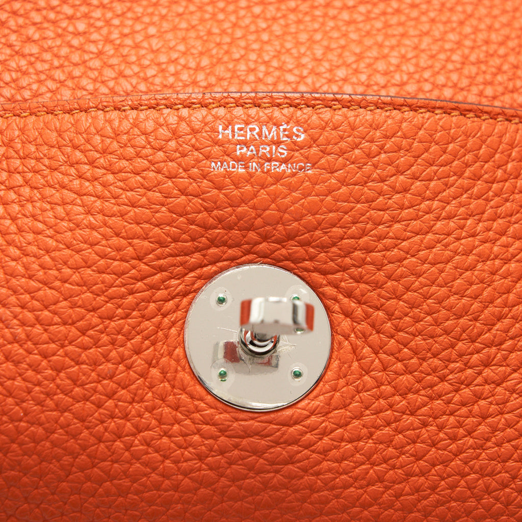 Hermes Lindy 30 Orange SHW