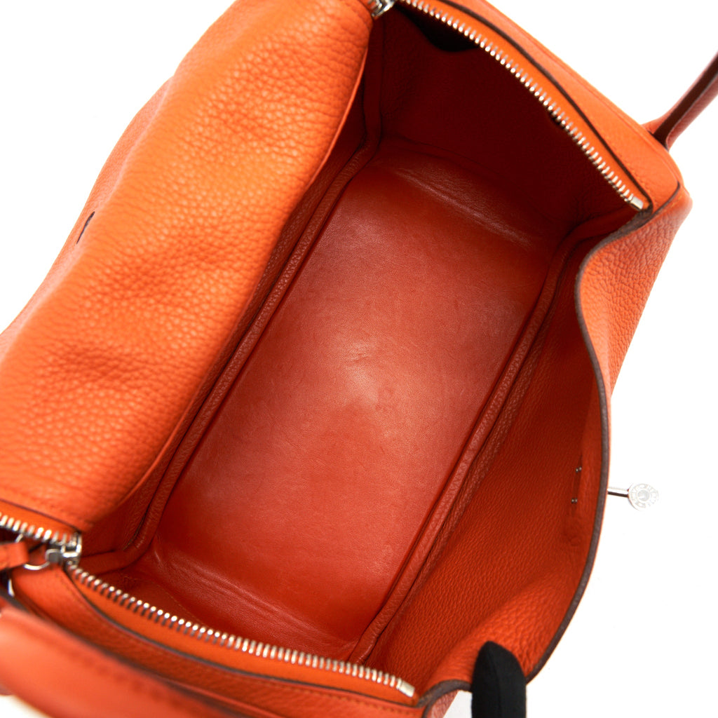 Hermes Lindy 30 Orange SHW