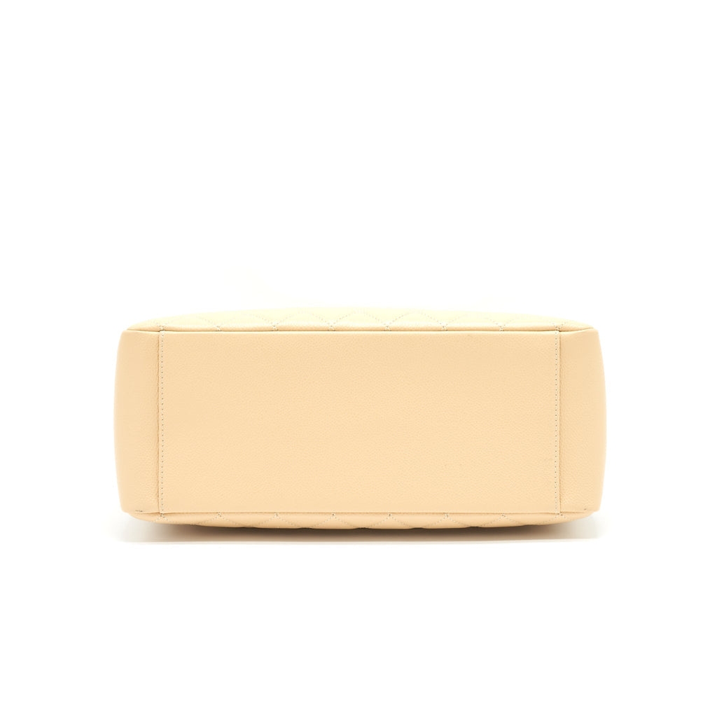 CHANEL GRAND SHOPPING TOTE BAG BEIGE WITH GHW