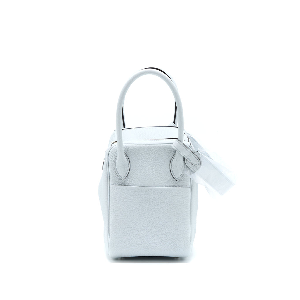 Hermes Lindy 26 Clemence Blue Pale SHW