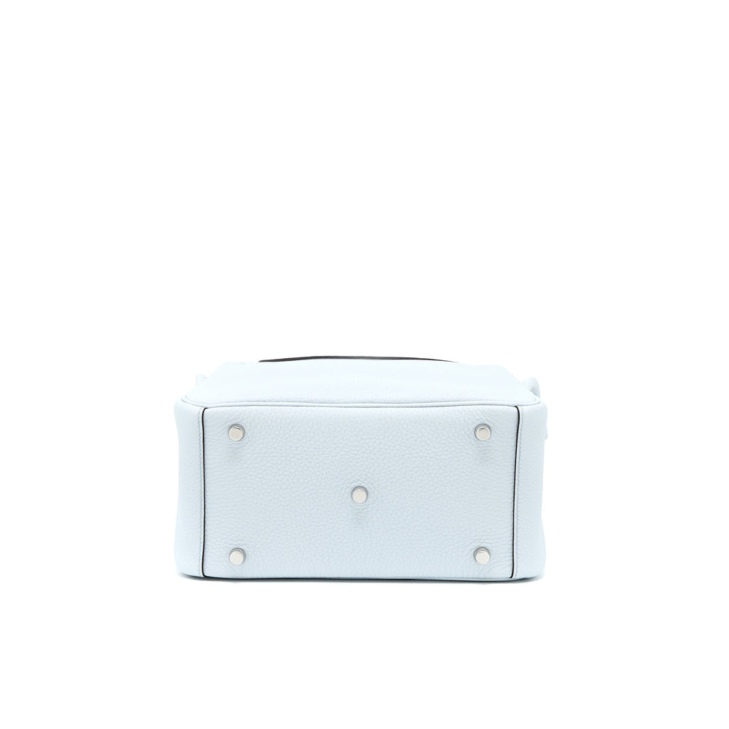 Hermes Lindy 26 Clemence Blue Pale SHW