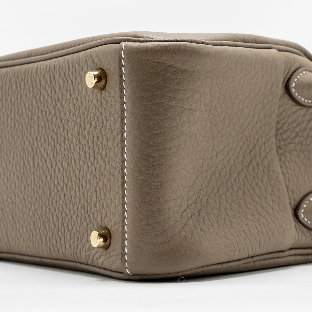 HERMES MINI LINDY II CLEMENCE ETOUPE GHW