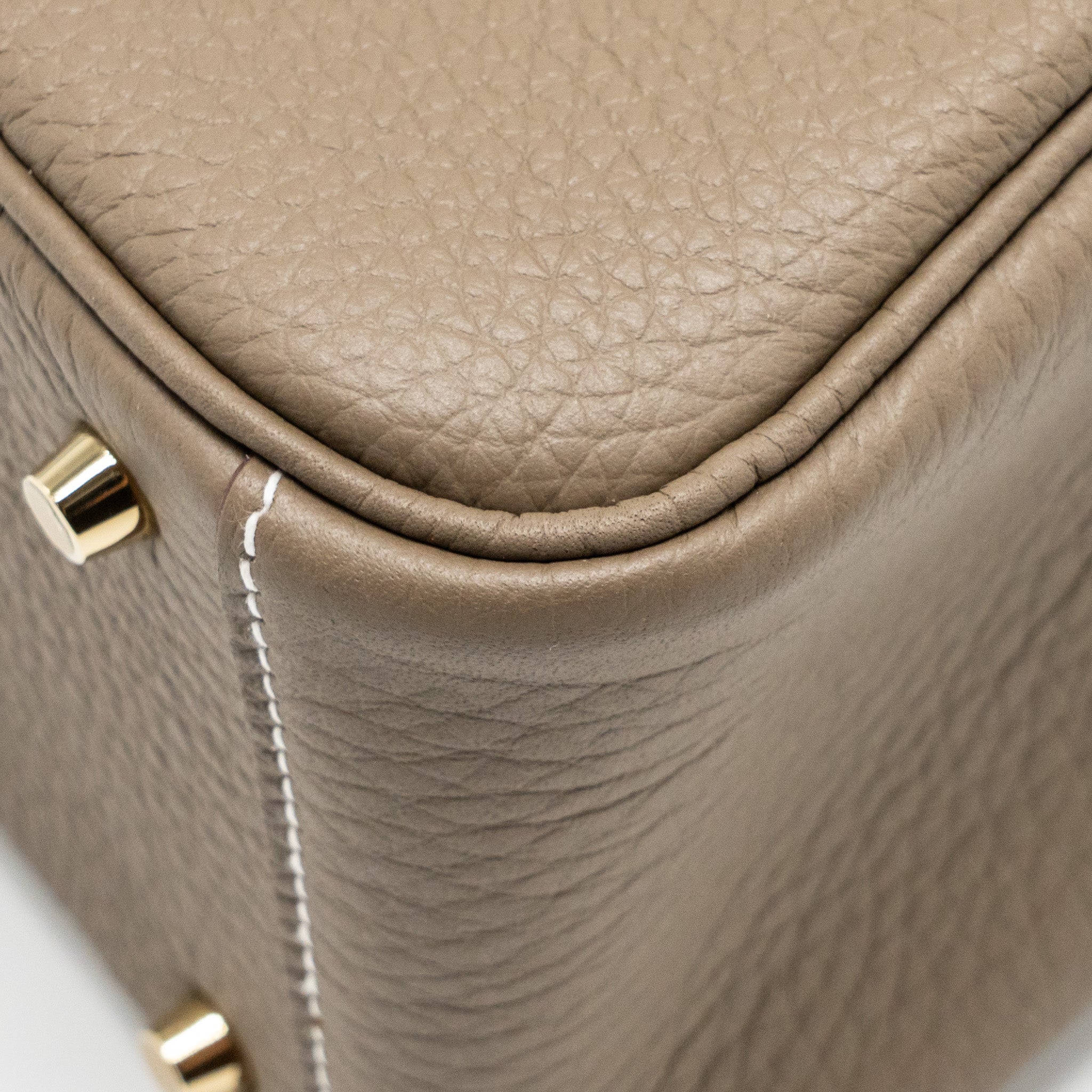 HERMES MINI LINDY II CLEMENCE ETOUPE GHW