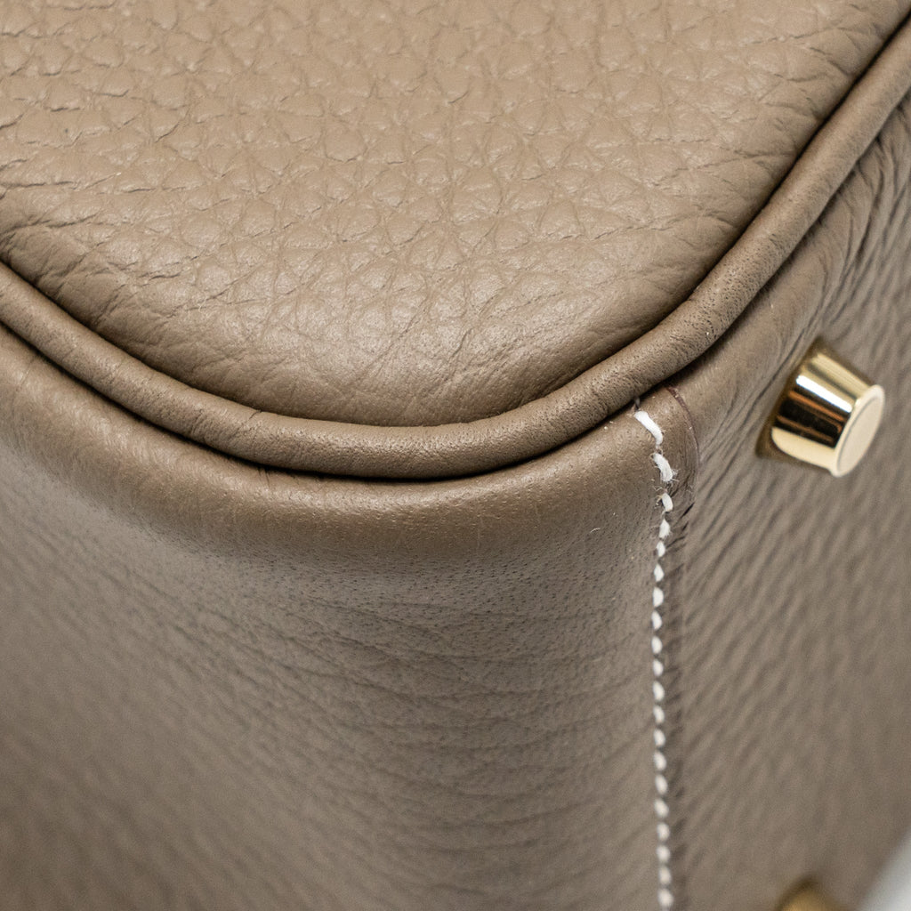 HERMES MINI LINDY II CLEMENCE ETOUPE GHW