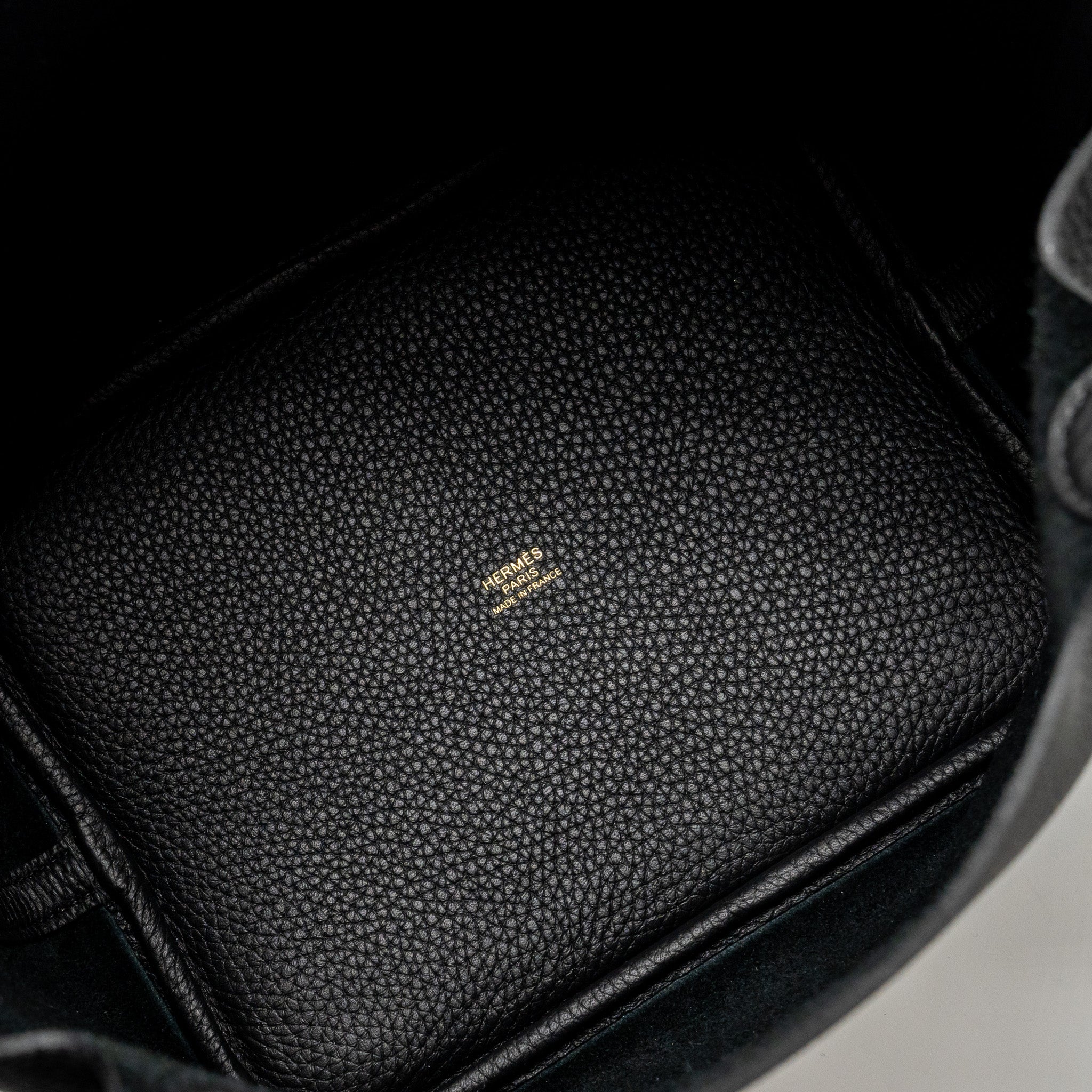 HERMES PICOTIN 22 CLEMENCE BLACK GHW