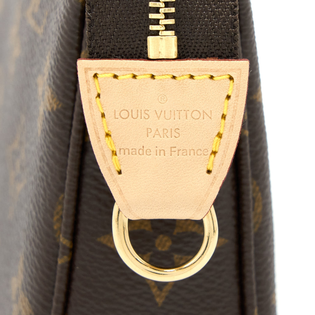 LOUIS VUITTON POCHETTE ACCESSORIES MONOGRAM CANVAS GHW (NEW VERSION)