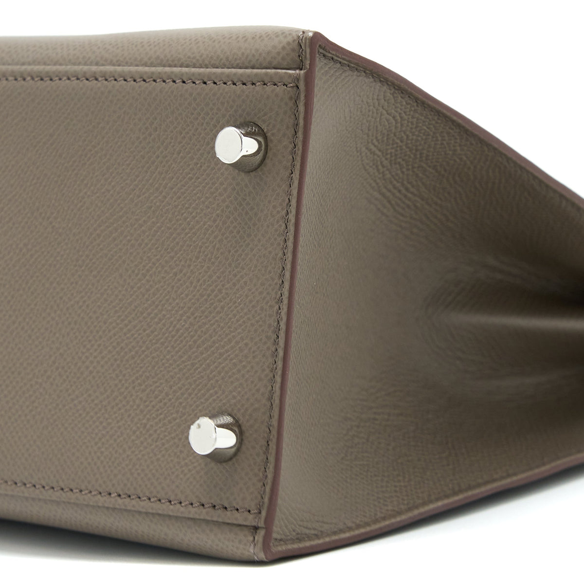 Hermes Kelly 28 Epsom 8F Gris Etain SHW