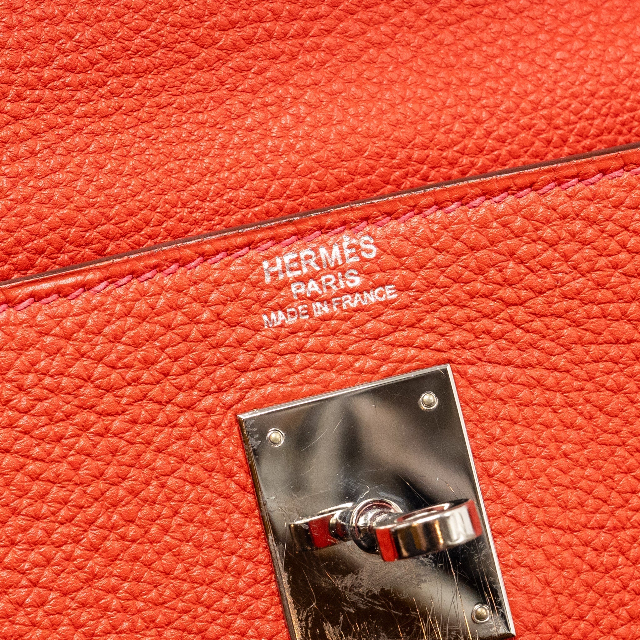 HERMES KELLY 32 TOGO RED SHW
