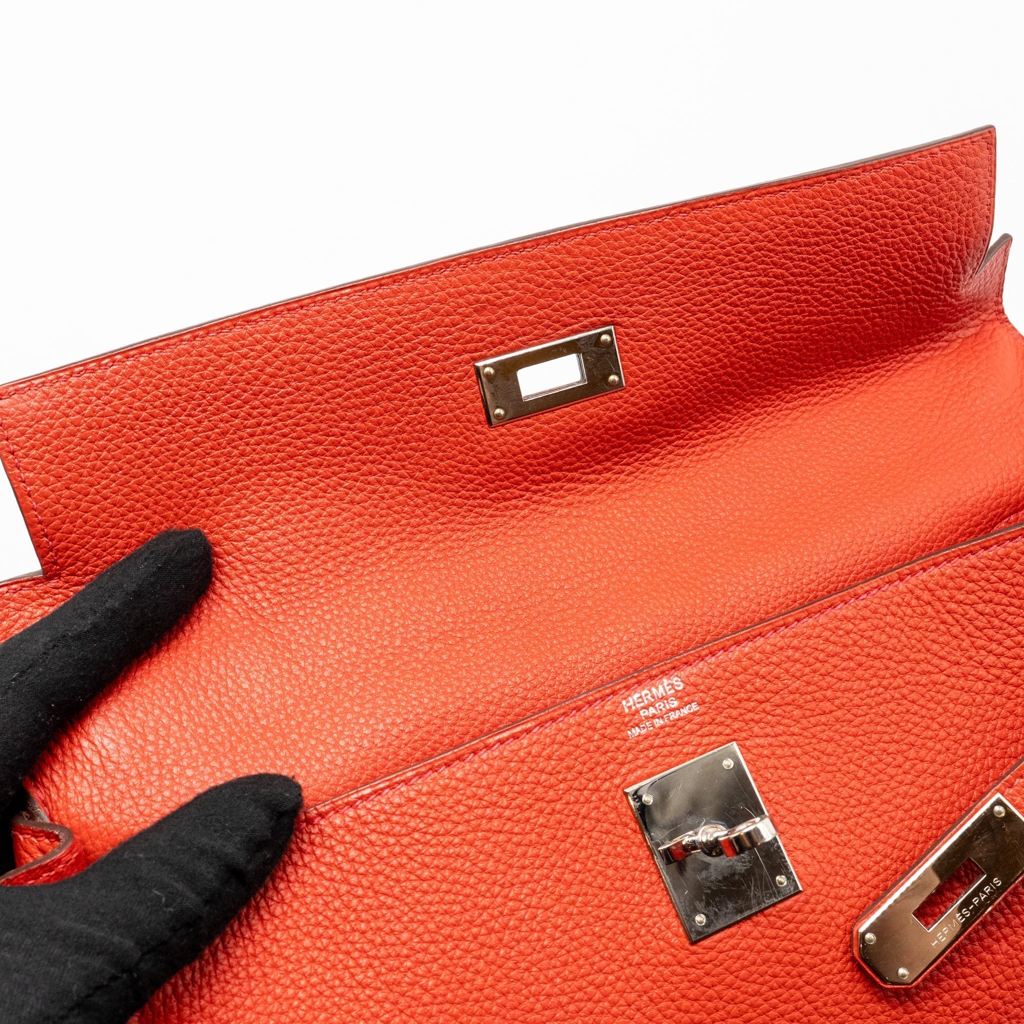 HERMES KELLY 32 TOGO RED SHW