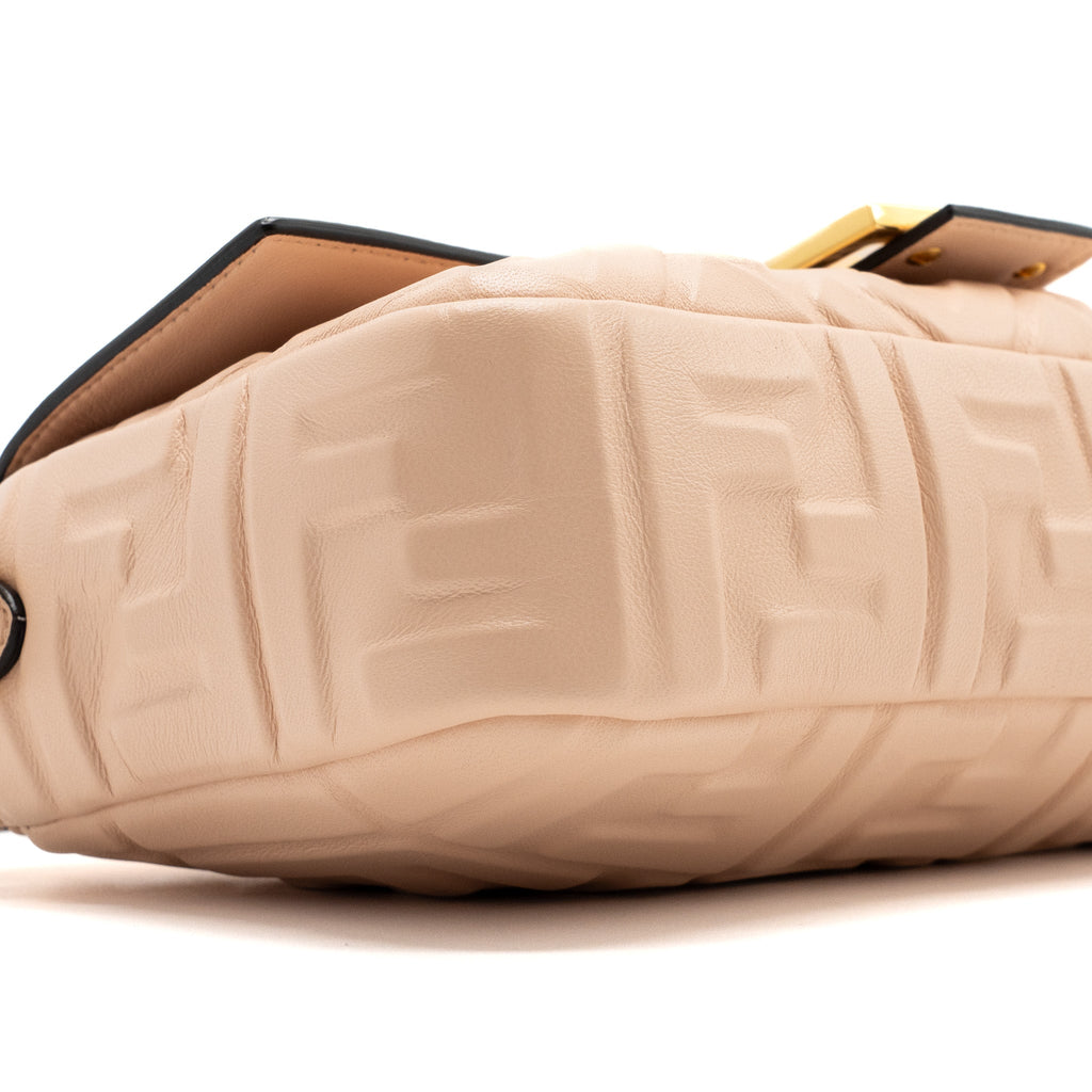 FENDI BAGUETTE BAG LAMBSKIN LIGHT PINK GHW