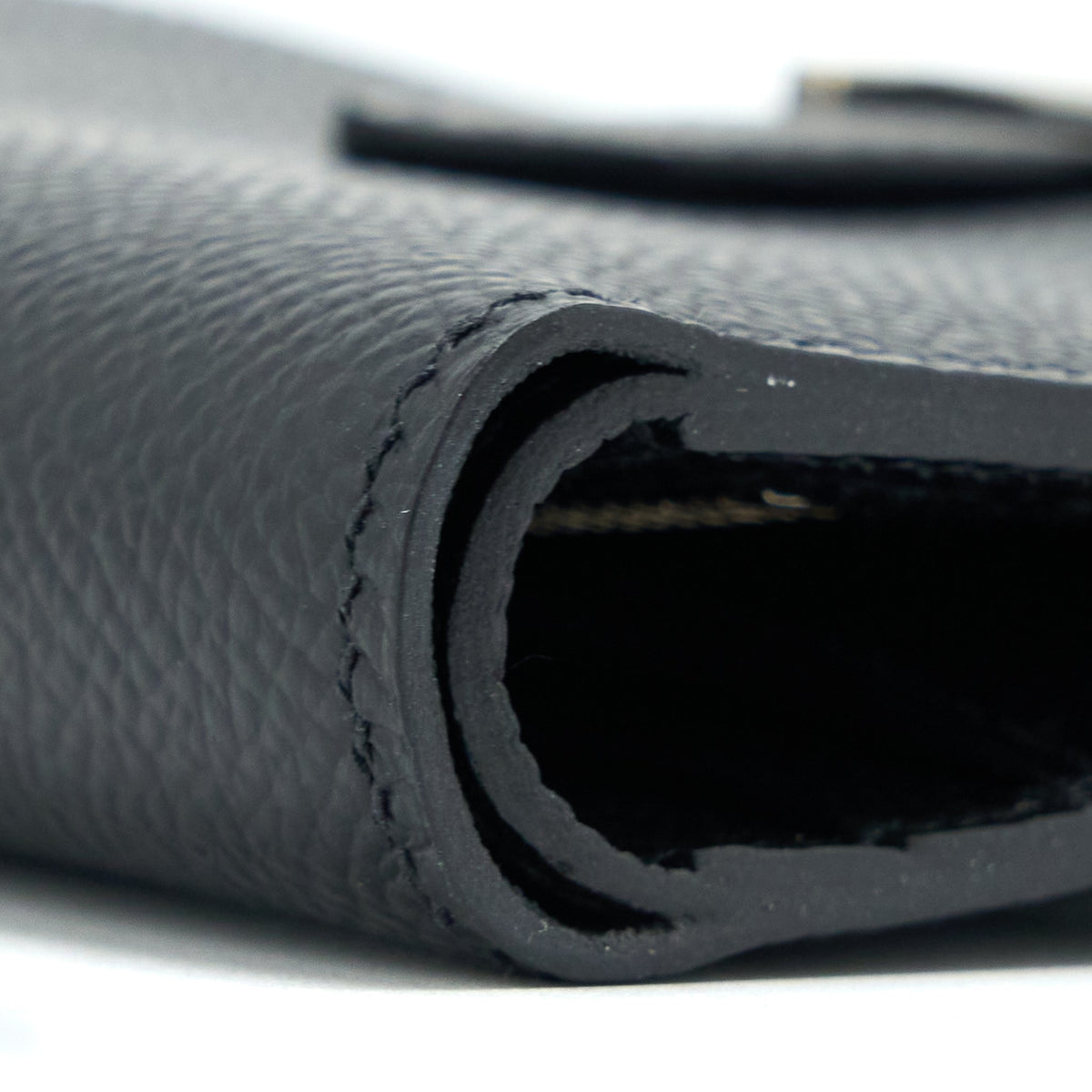 Hermes Bearn Compact Wallet Epsom Black SHW