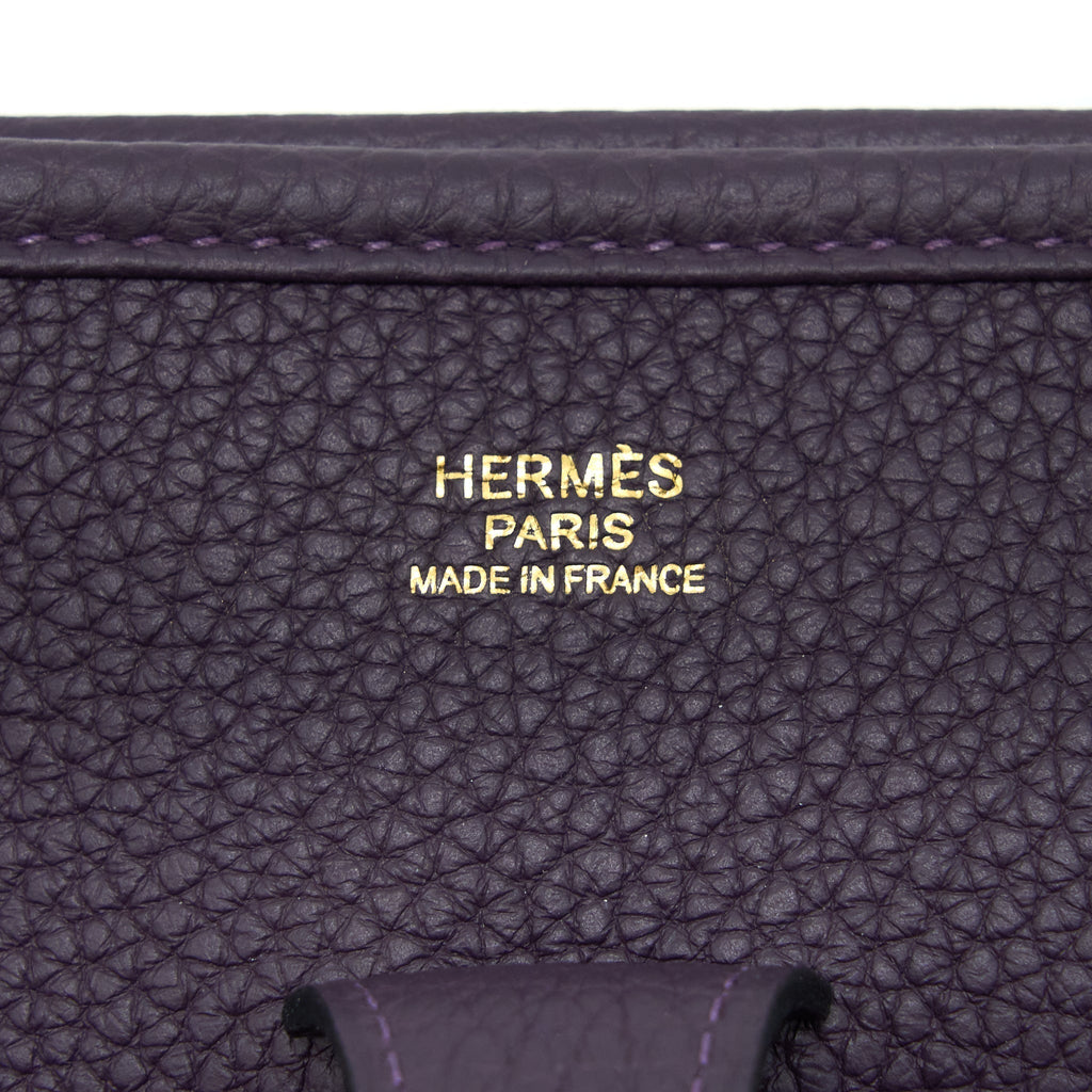 HERMES EVELYNE 29 CLEMENCE RAISIN GHW