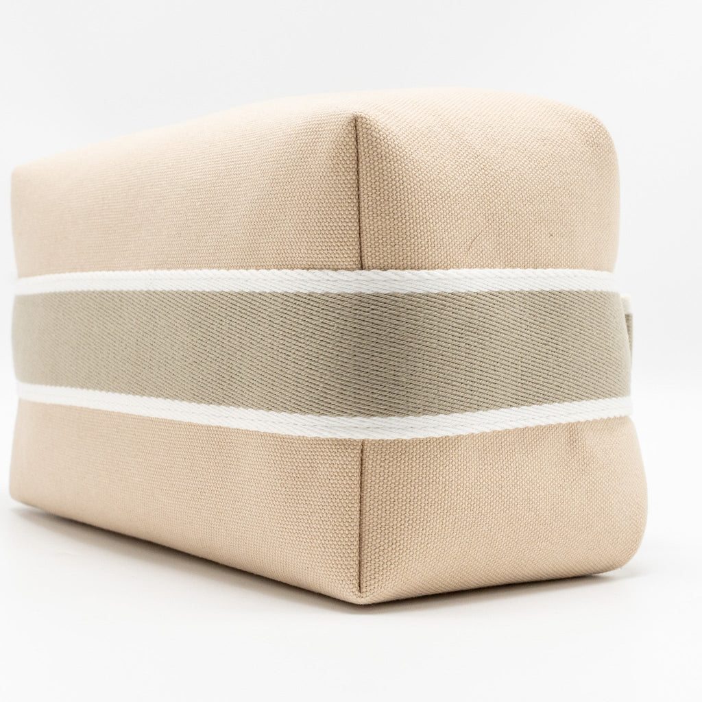 HERMES TROUSSE DE TOILETTE BRIDE A BRAC PM BEIGE SHW