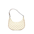 CELINE AVA BAG IN TRIOMPHE CANVAS AND CALFSKIN WHITE