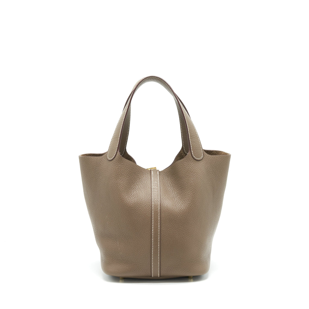 Hermes picotin 22 Lock Bag Etoupe GHW