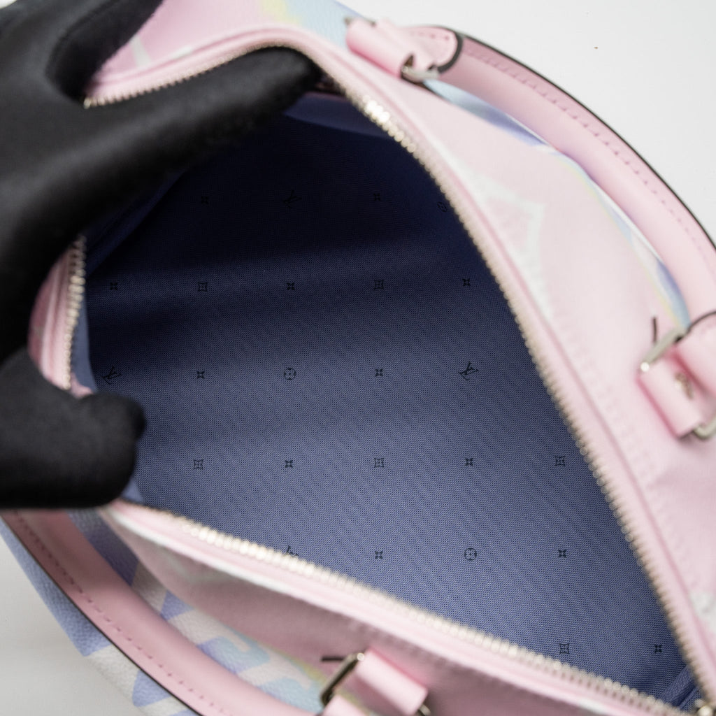 LOUIS VUITTON SPEEDY BANDOULIERE 30 MONOGRAM ESCAL GIANT CANVAS PASTEL PINK SHW